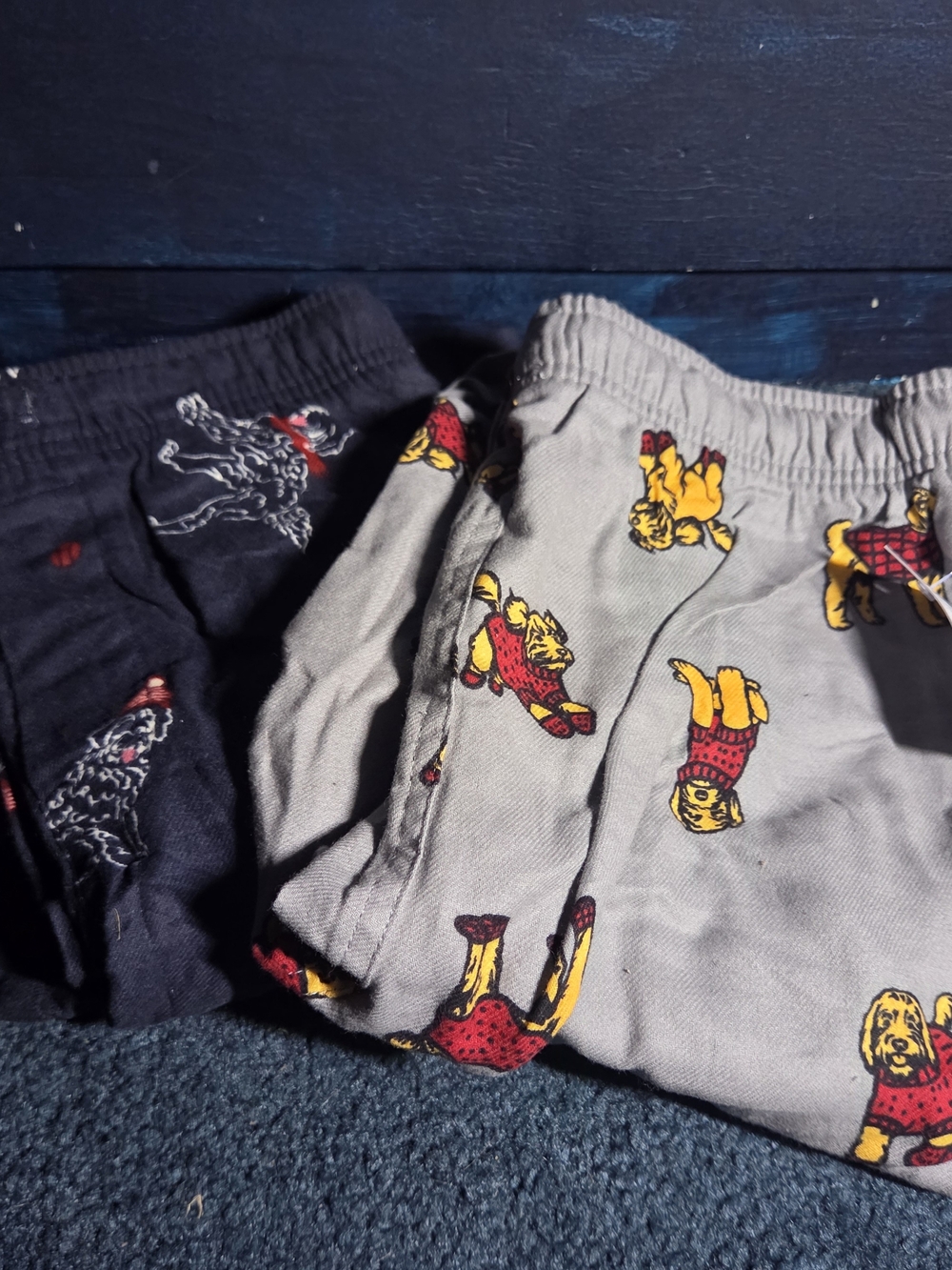 Lot of 2 pairs of Sonoma Men's Sleep Pants Small w/Dog Pattern NWT